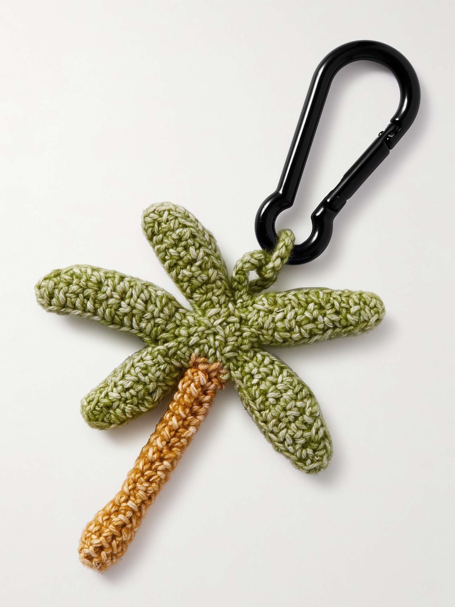 Crochet-Knit Cotton-Blend Key Fob - 3