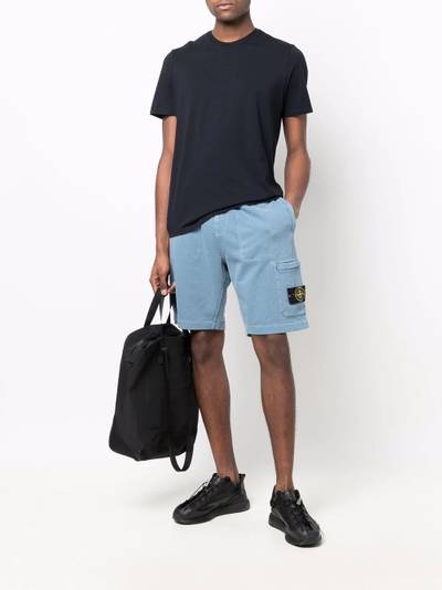 Stone Island Compass-patch track shorts outlook