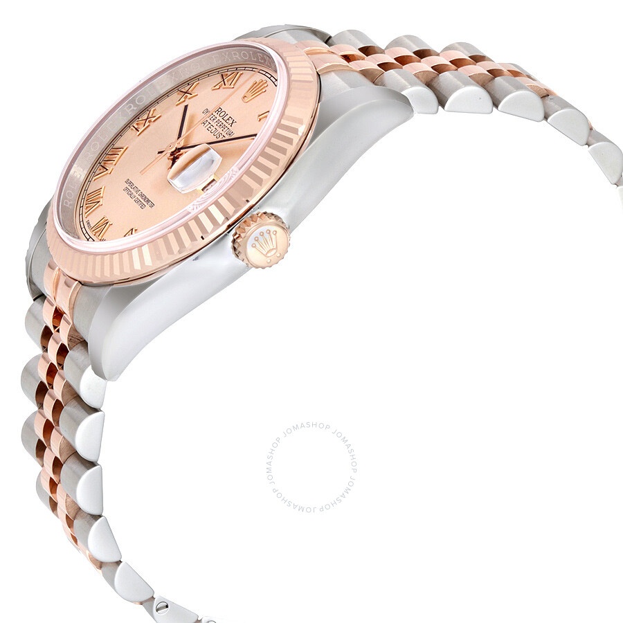 Rolex Oyster Perpetual Datejust 36 Rose Dial Stainless Steel and 18K Everose Gold Jubilee Bracelet A - 2