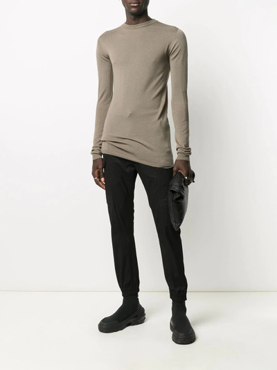 Rick Owens fitted knitted jumper outlook