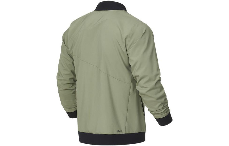 New Balance New Balance Sport Jacket 'Green Black' AMJ21010-OLF outlook