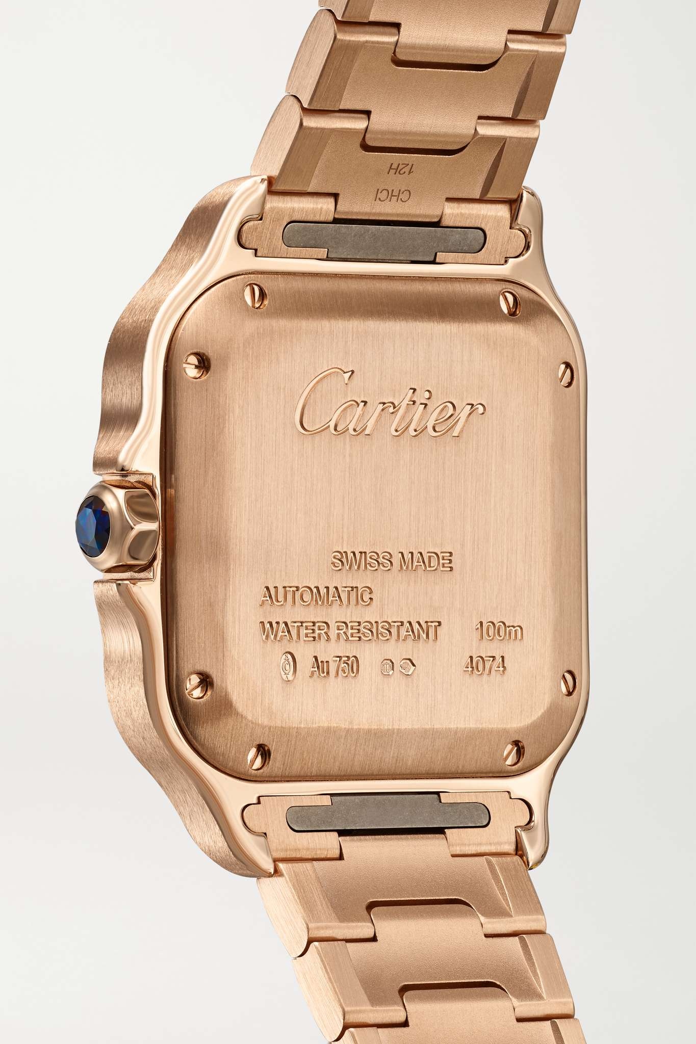 Santos de Cartier Medium Model Automatic 35 mm Rose Gold, Cartier