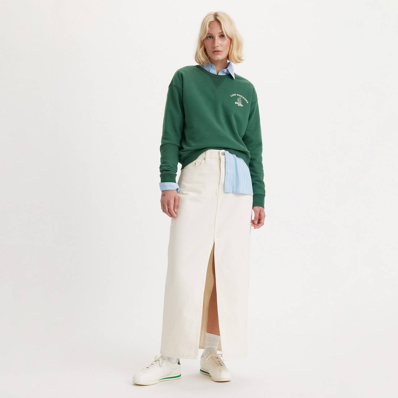 ANKLE COLUMN SKIRT - 2