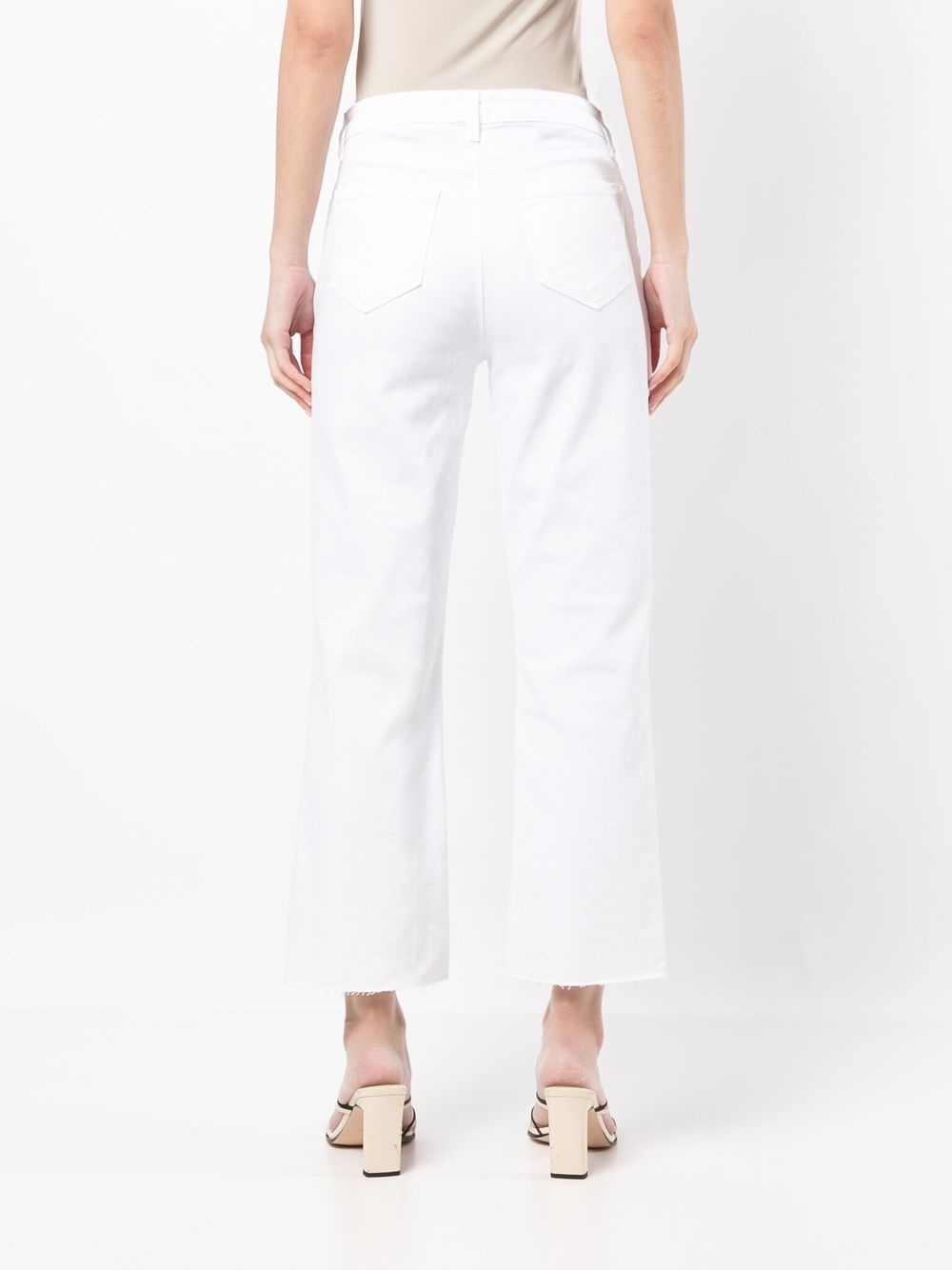 cropped straight-leg jeans - 4