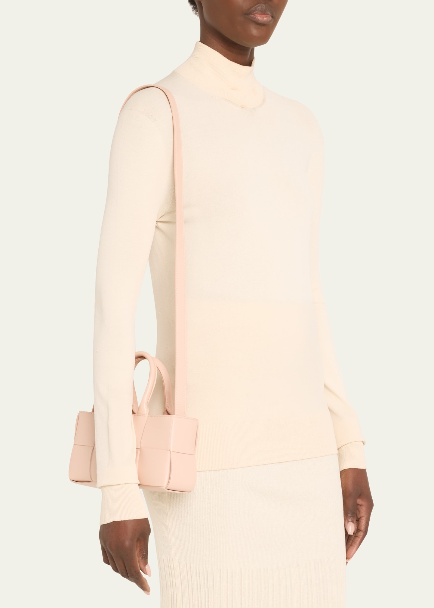 Arco Mini Intreccio East-West Tote Bag - 2