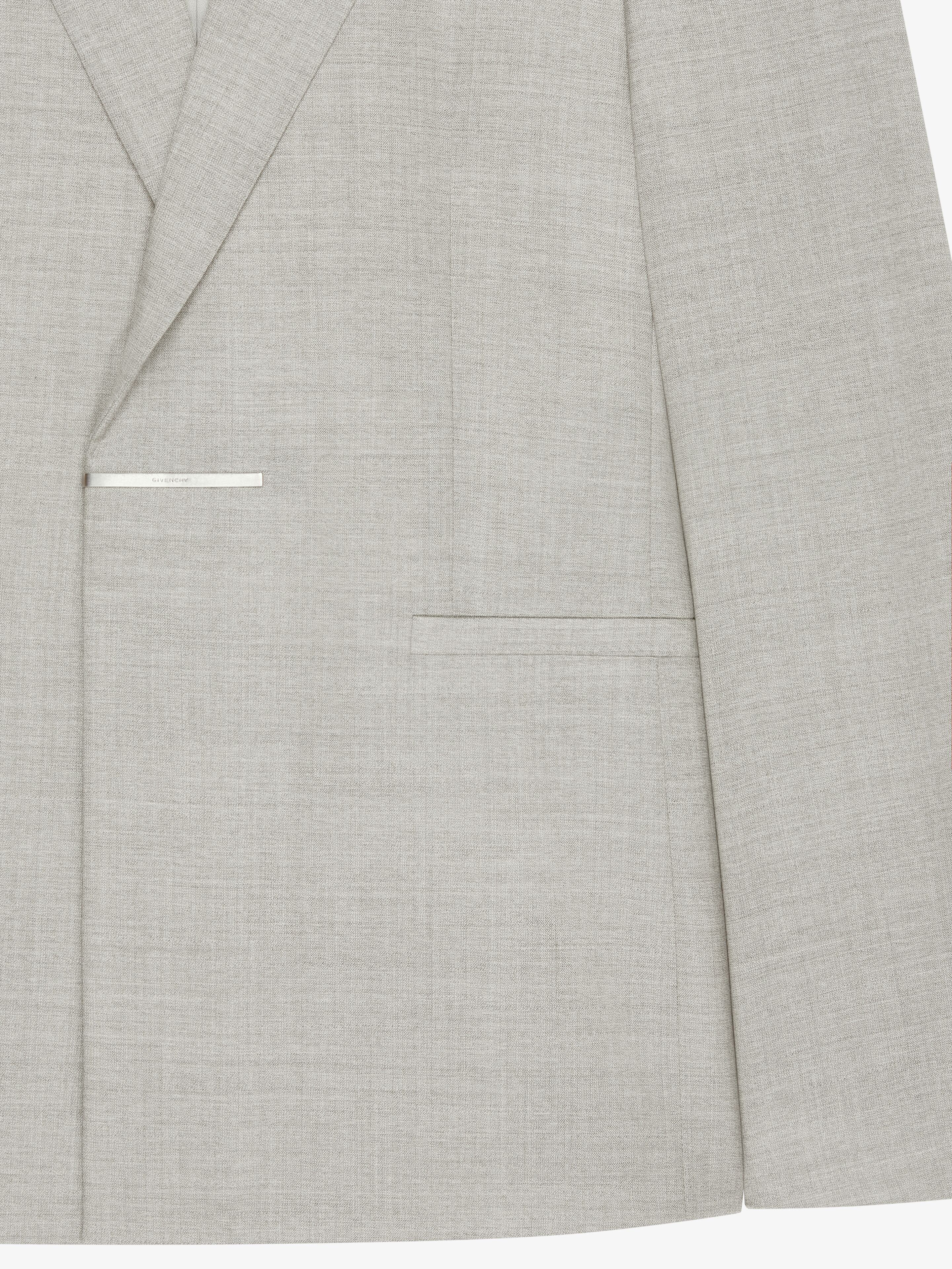 SLIM FIT JACKET IN WOOL - 5