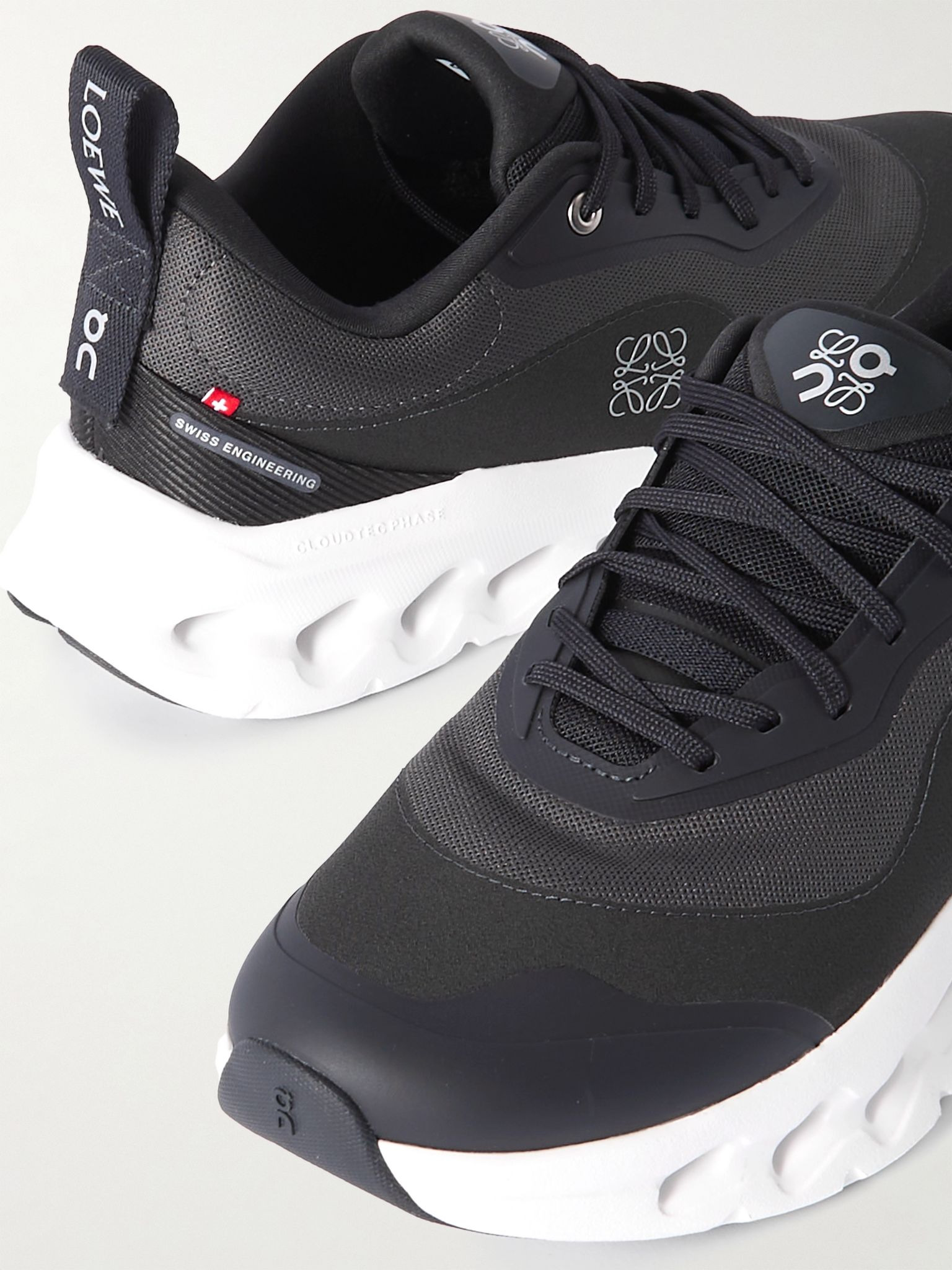 + ON Cloudtilt 2.0 Stretch-Knit Sneakers Black - 6