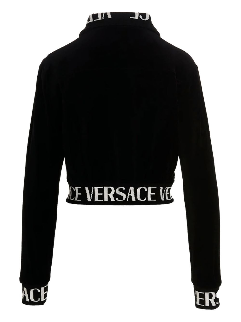logo-detail zip-up jacket - 2