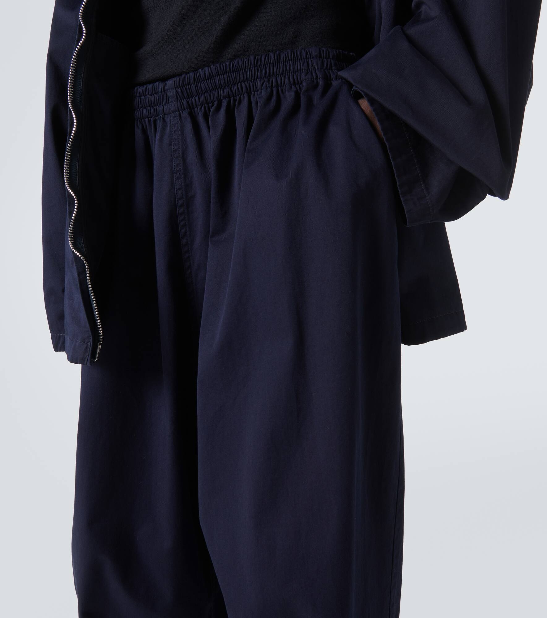 Cotton wide-leg pants - 5