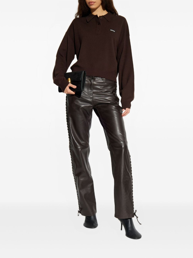 ROTATE logo-patch polo top outlook