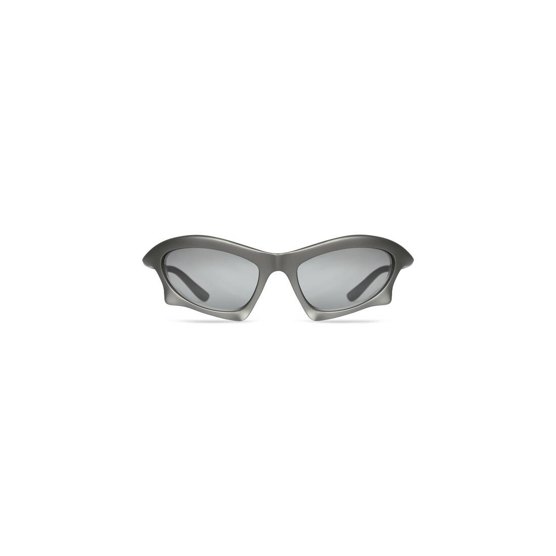 Bat Rectangle Sunglasses in Silver - 1