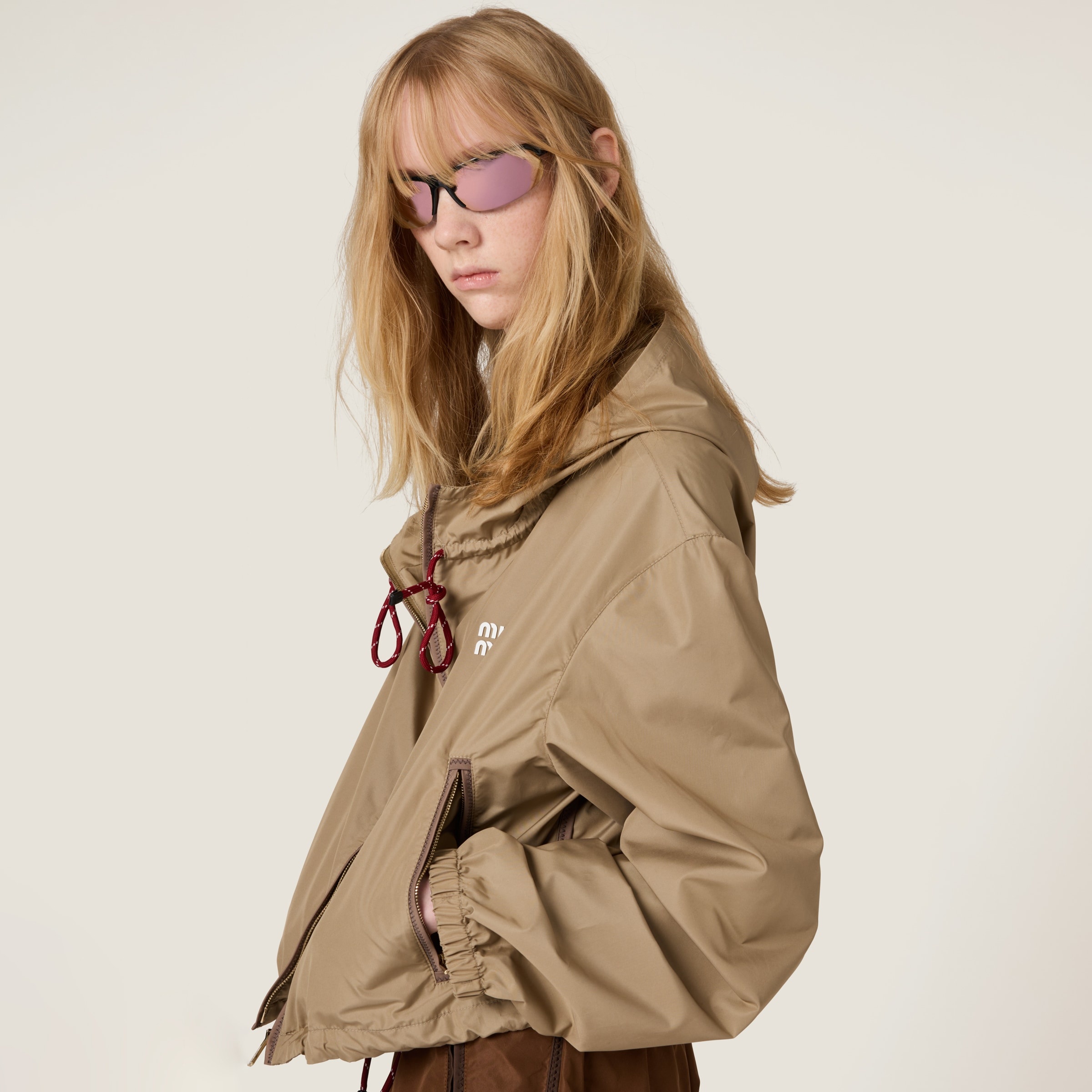 Technical fabric blouson jacket - 5