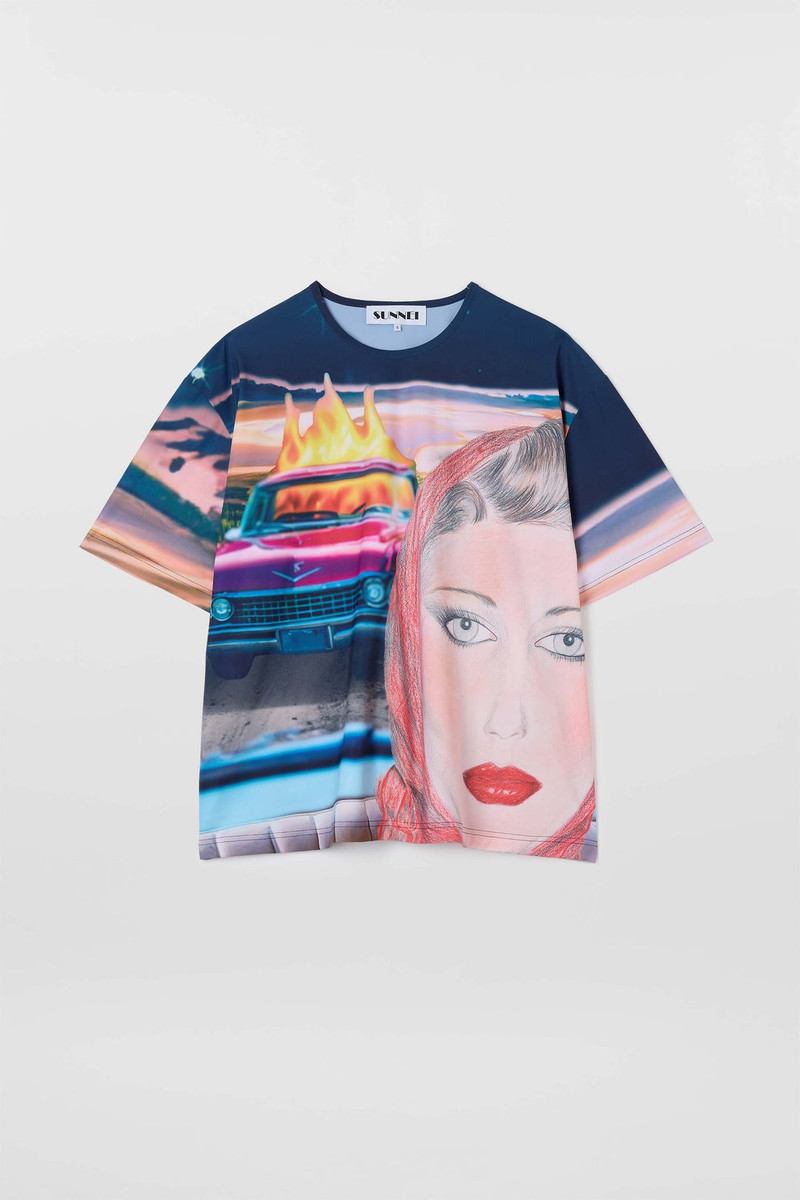 OVER T-SHIRT / Annemarie print 1