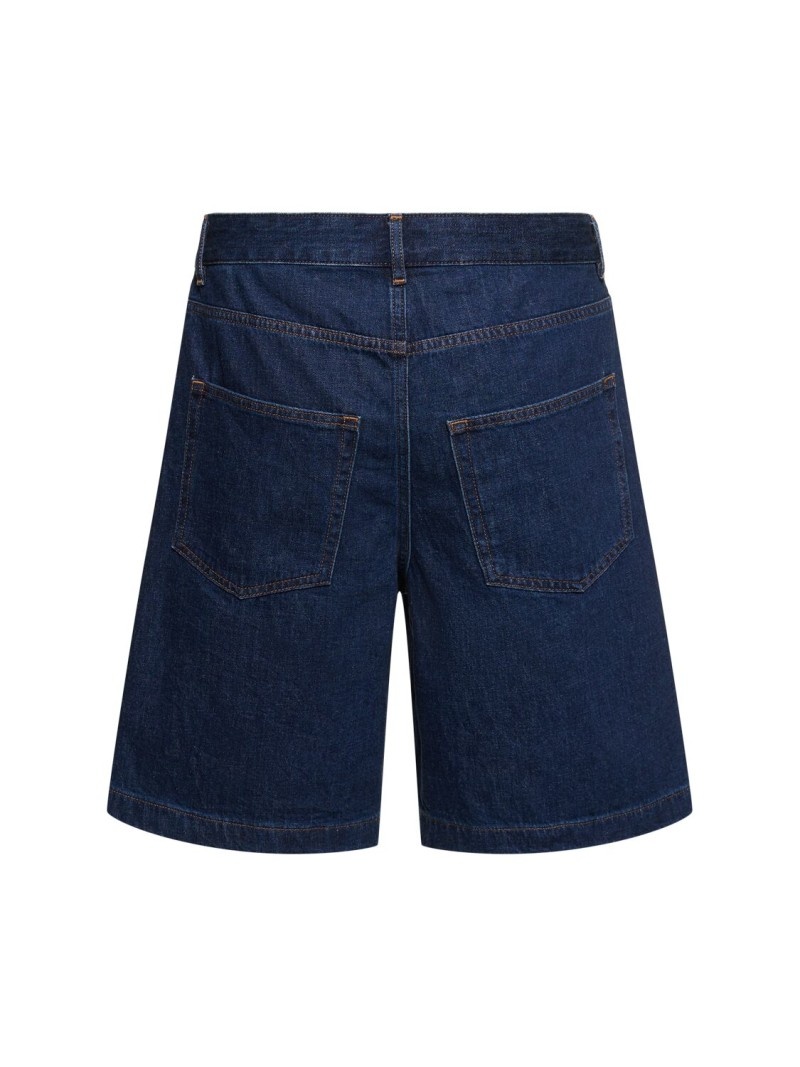 Helio recycled denim shorts - 3