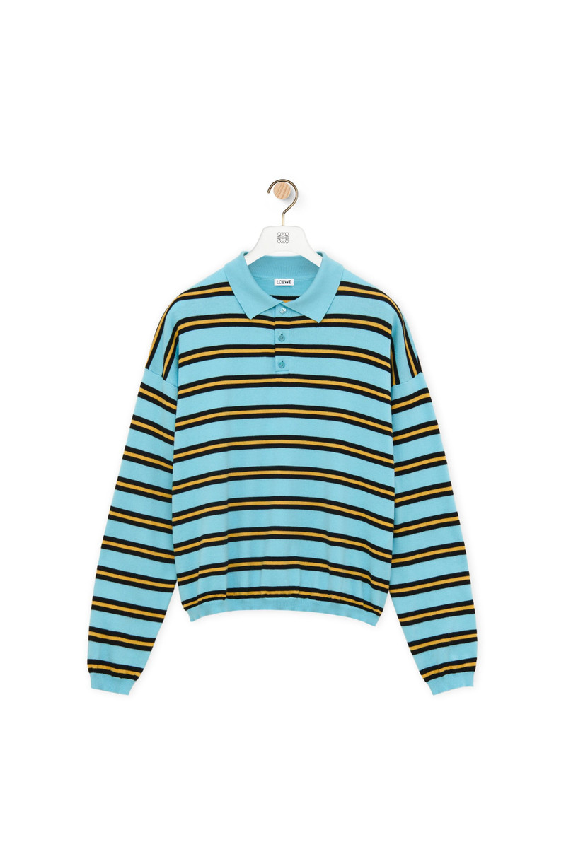 Polo sweater in cotton 1