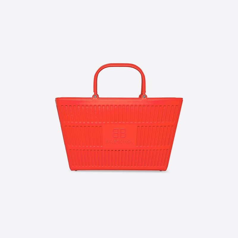 Mag Large Basket Bag in Red 5
