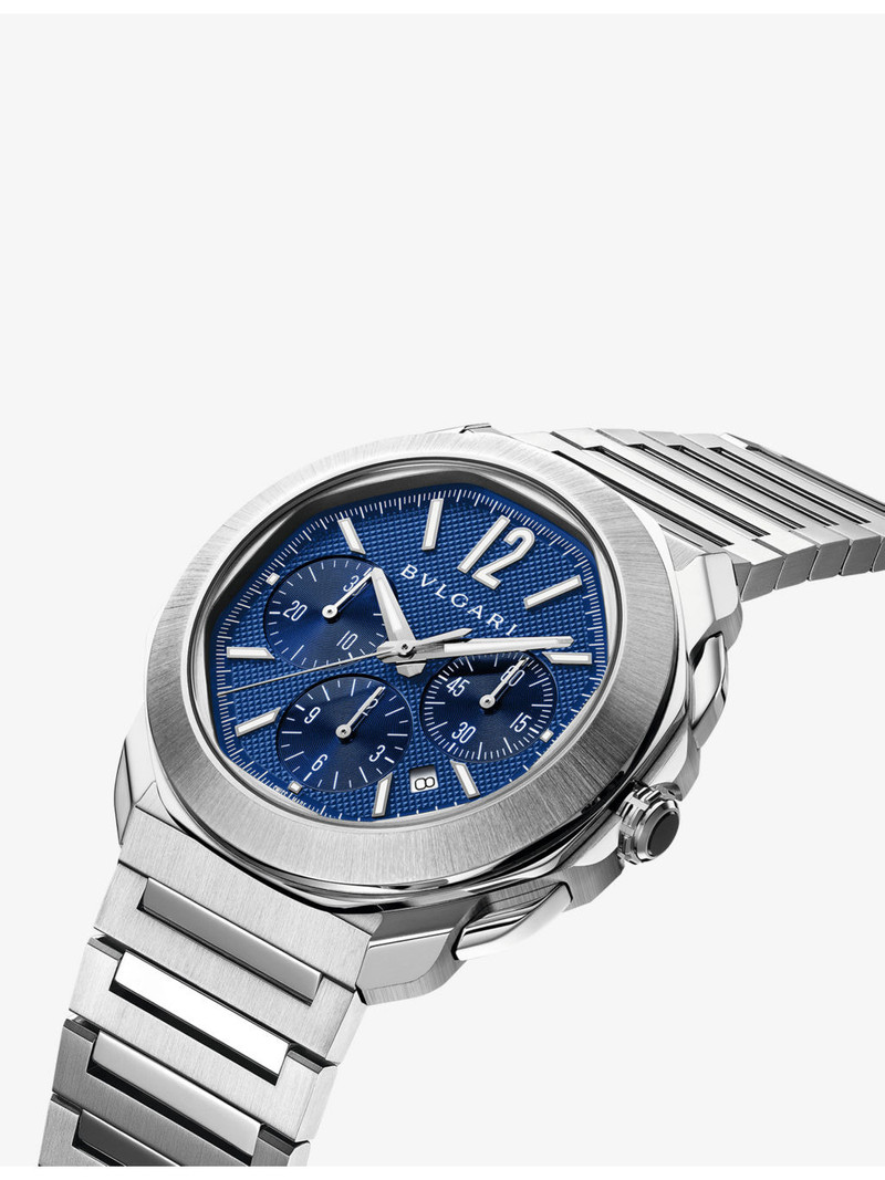 BVLGARI RE00081 Octo Roma Chronograph stainless-steel automatic watch outlook