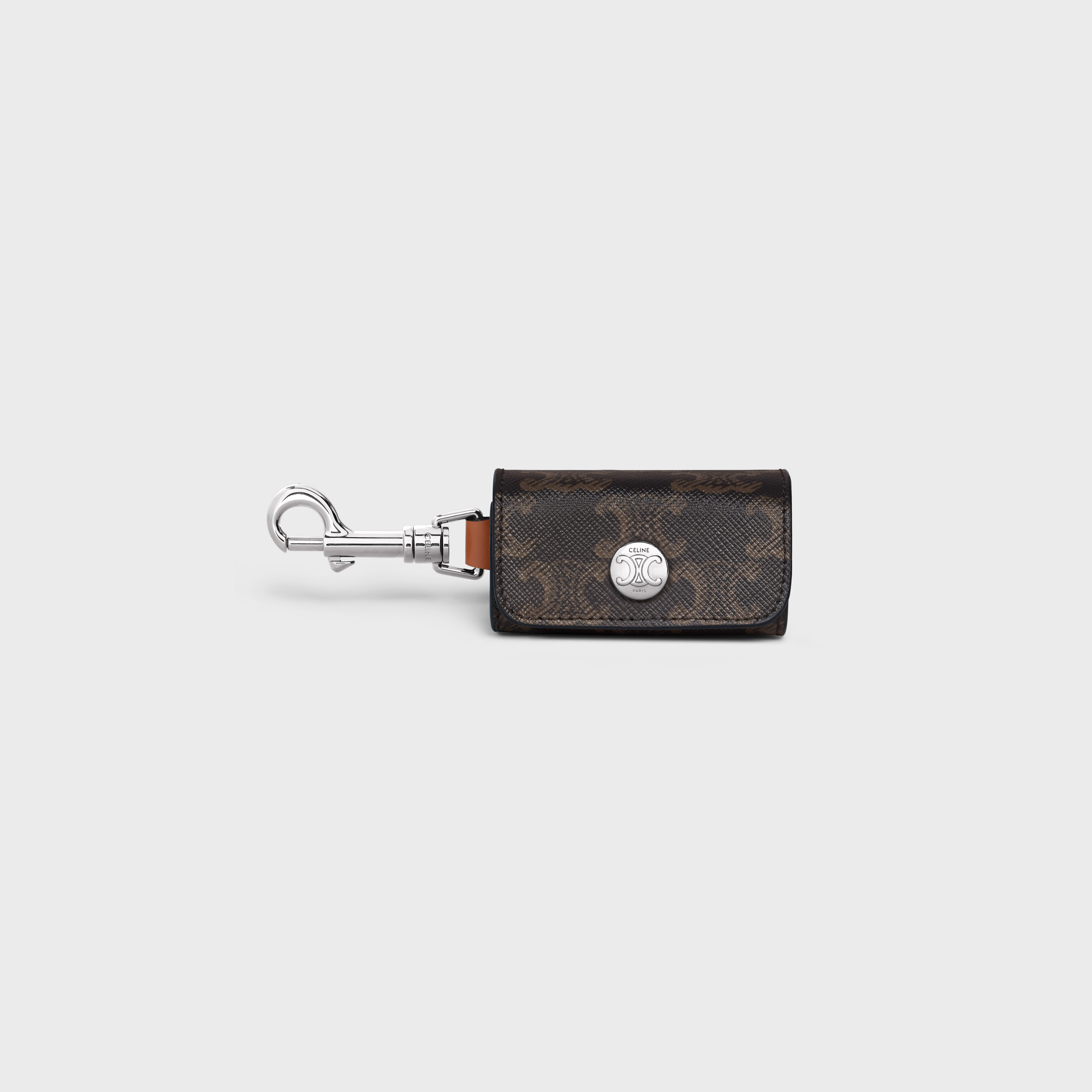 Dog Bags Holder in Triomphe Canvas and Calfskin - 1
