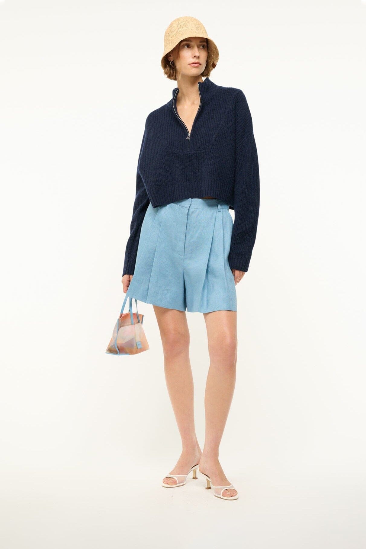 STAUD BRIGITTE MULE PAPER MESH - 2