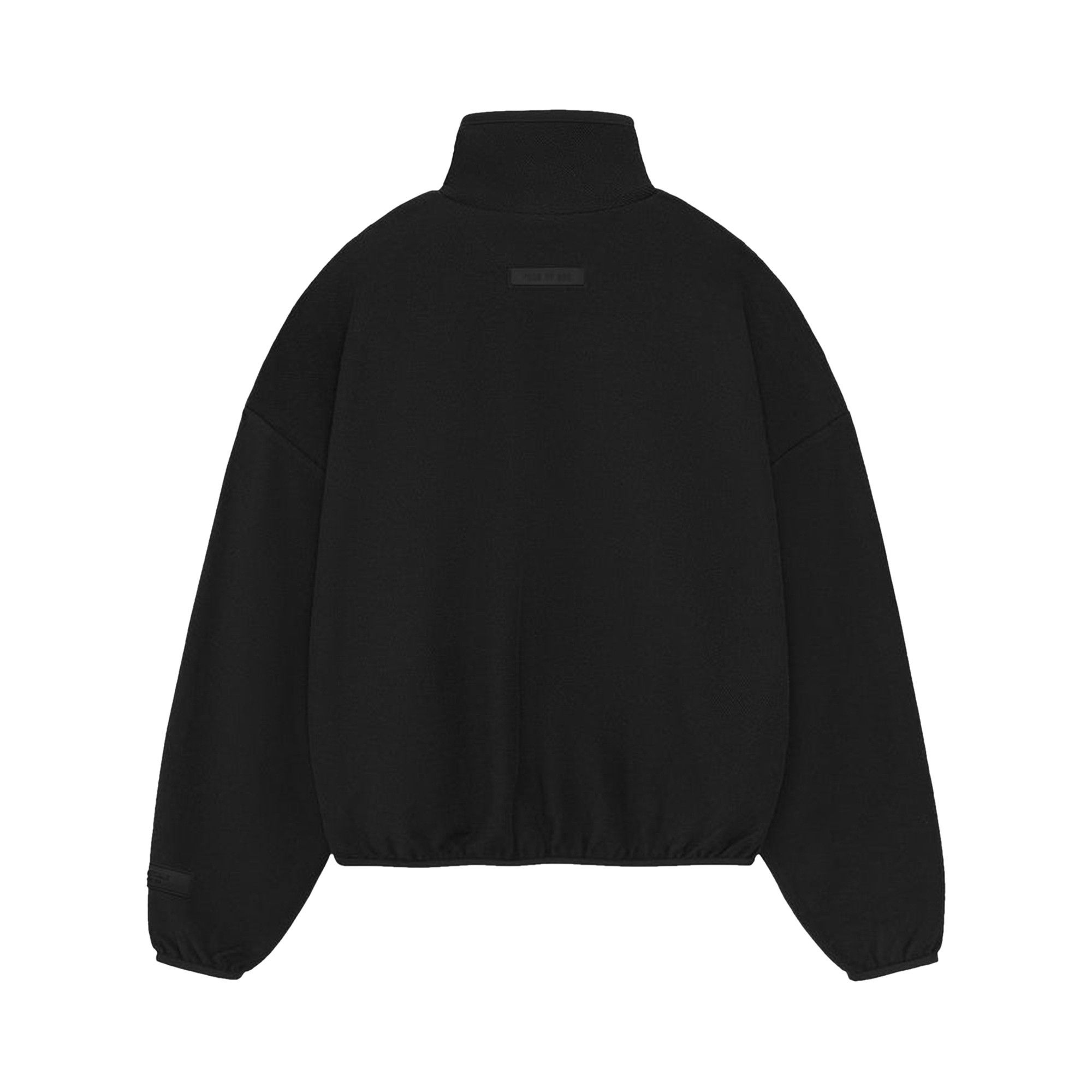 Fear of God Essentials Half Zip Mockneck 'Jet Black' - 2