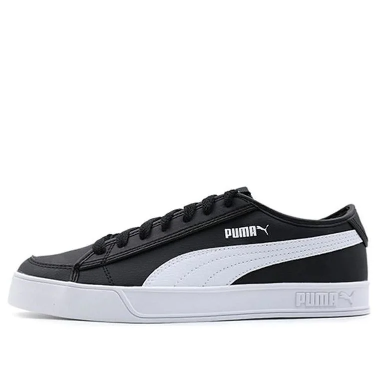 PUMA Smash v2 Vulc SL 'White Black' 367308-01 - 1