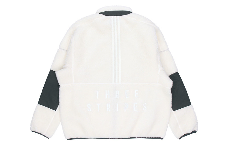 adidas adidas M S2s Boa Jkt lamb's wool Stay Warm Sports Stand Collar Jacket White ED1922 outlook
