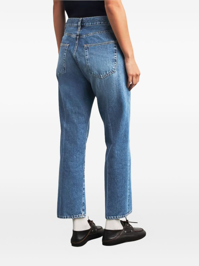 Vertical Crop high-waist straight jeans 3