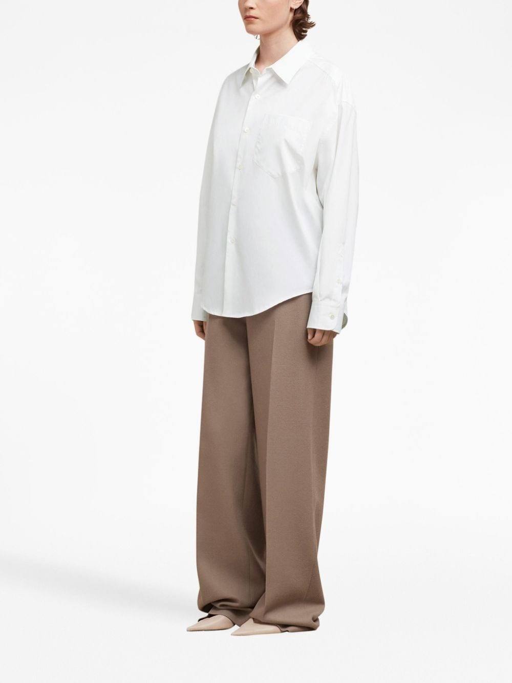 pocket long-sleeve cotton shirt - 3