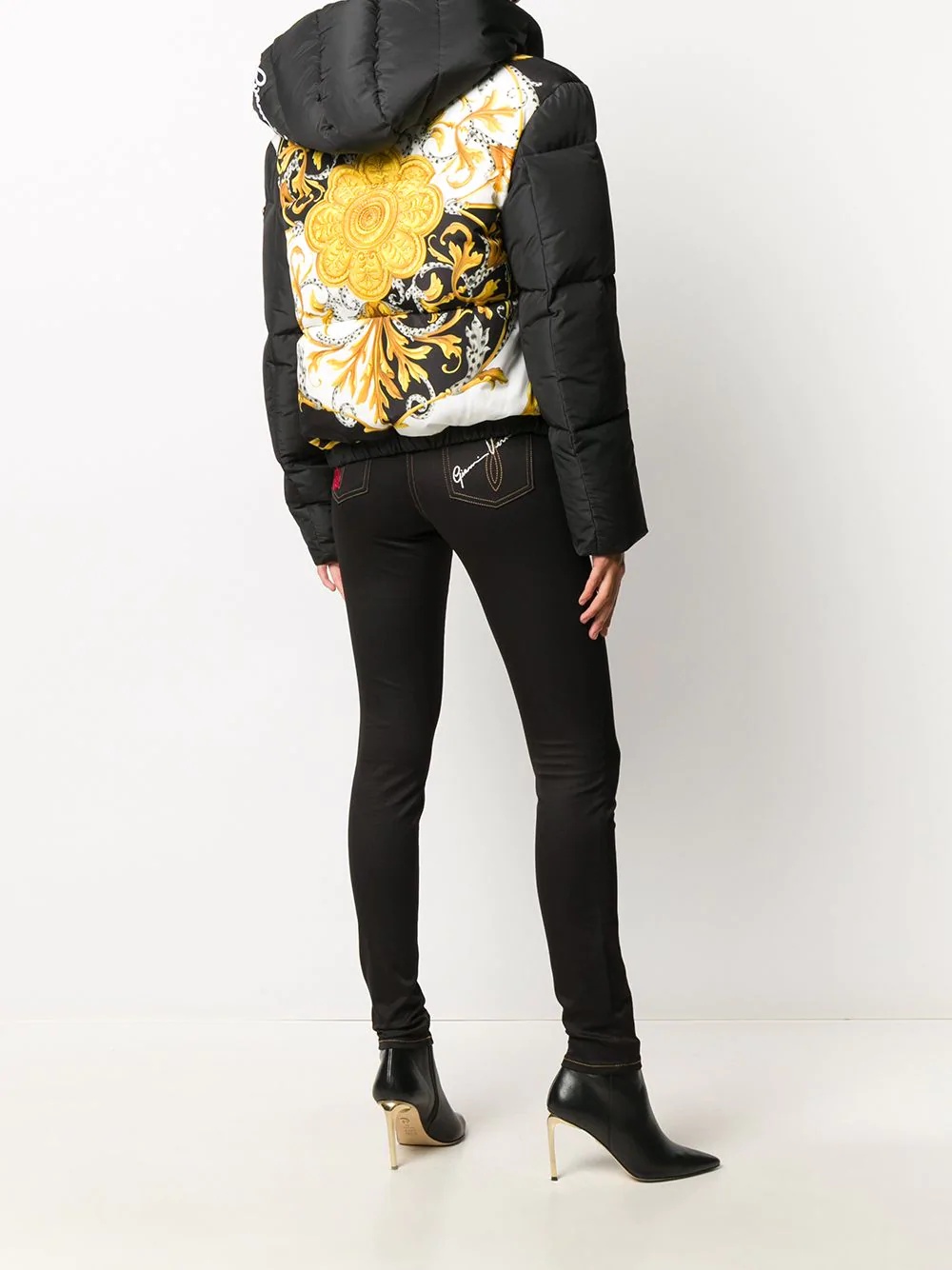 Barocco Acanthus print puffer jacket - 2