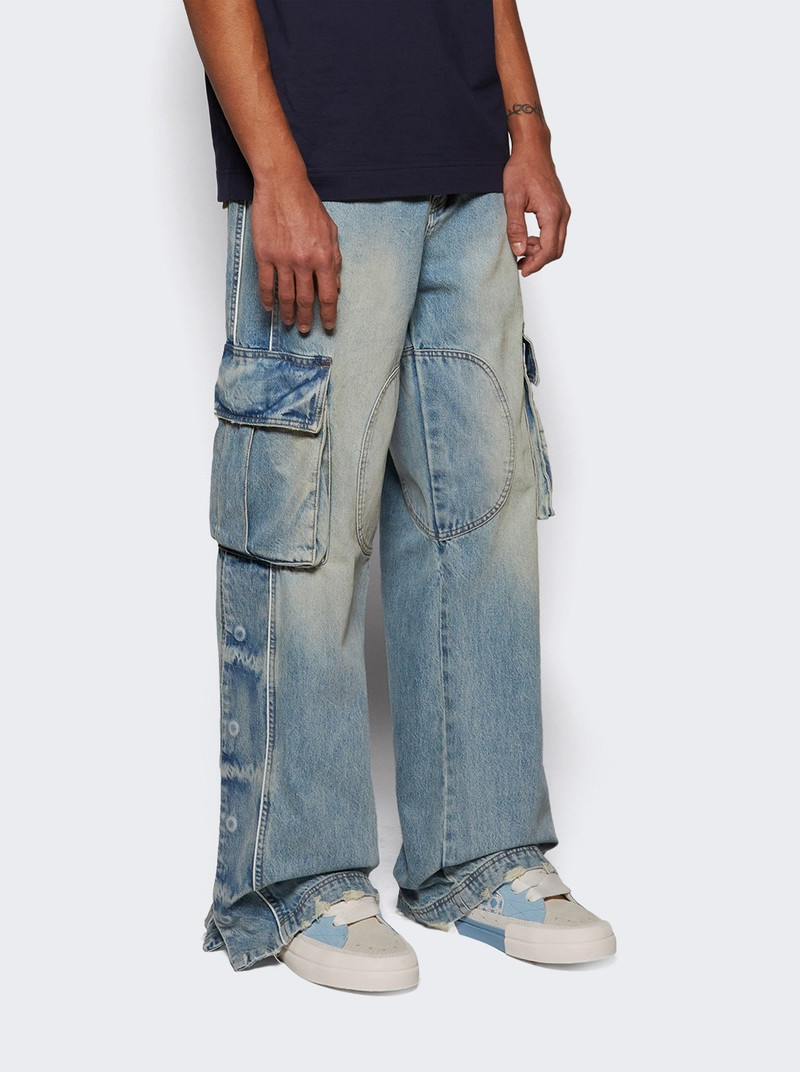 AMIRI Quad Sunset Skate Low Sneakers Ocean Sky outlook