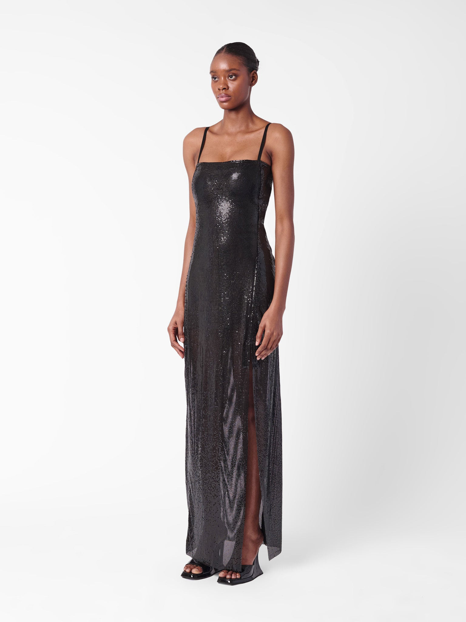 CARINA MAXI DRESS BLACK - 5