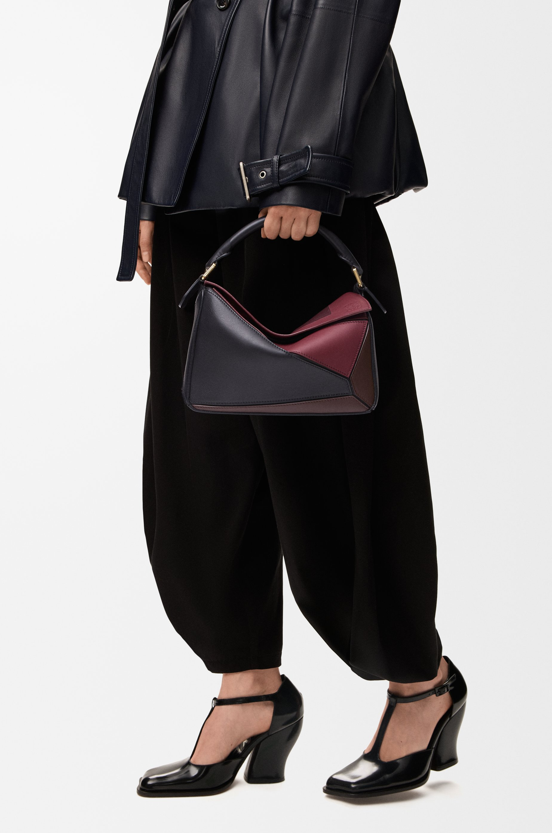 Small Puzzle bag in nappa calfskin - 3