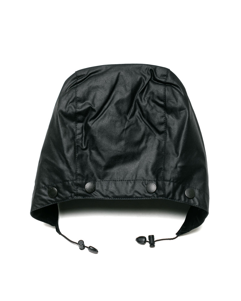 Barbour Waxed Cotton Hood Black outlook