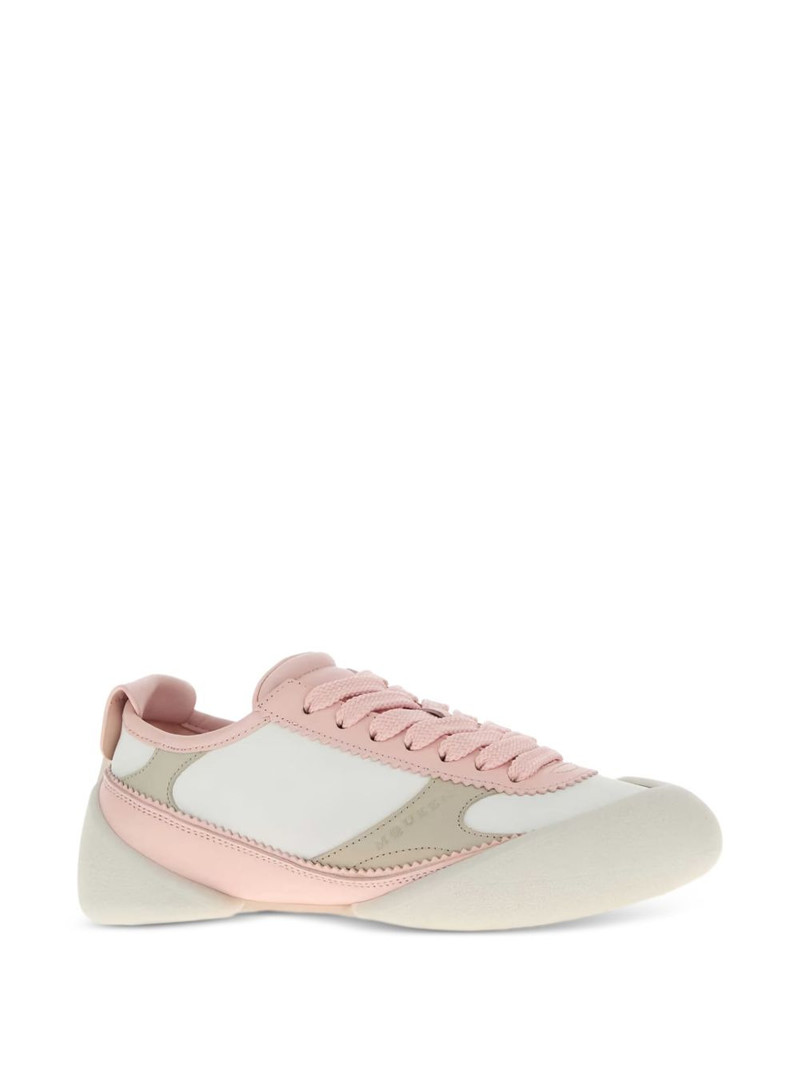 Alexander McQueen Flexion leather panelled lace-up trainers outlook