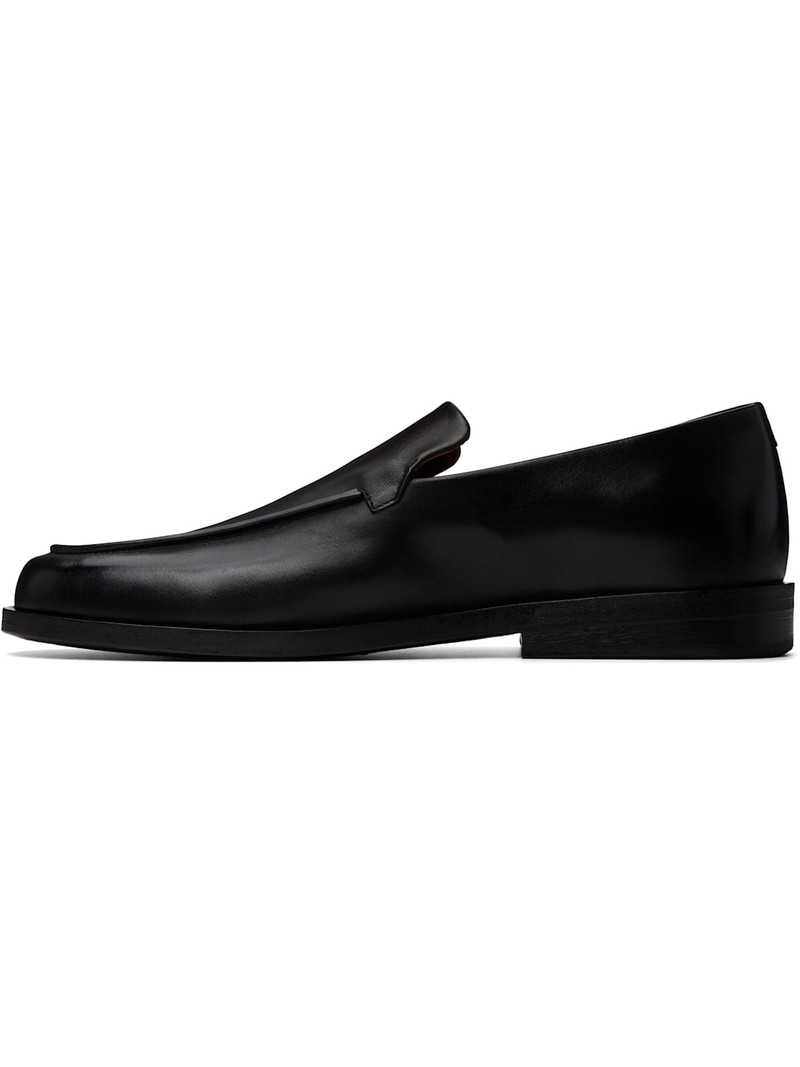 Marsèll Black Mocasso Leather Loafers outlook