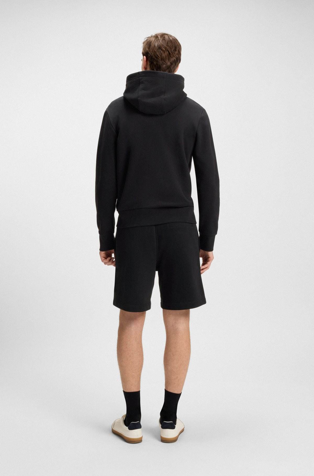 BECKHAM X BOSS OVERSIZED-FIT SHORTS IN COTTON TERRY - 5