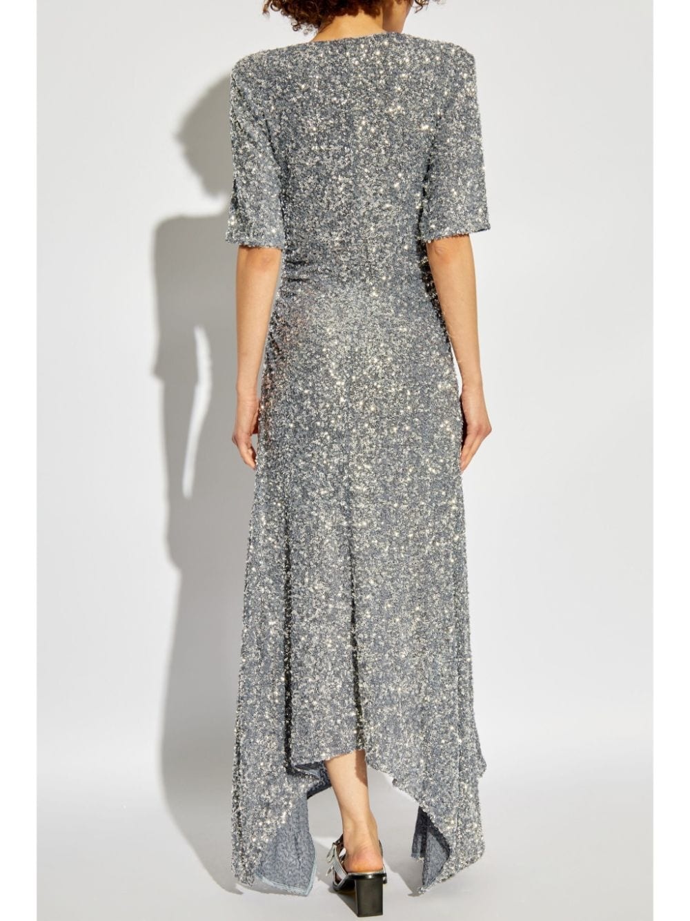 sequin-embellished maxi dress - 4