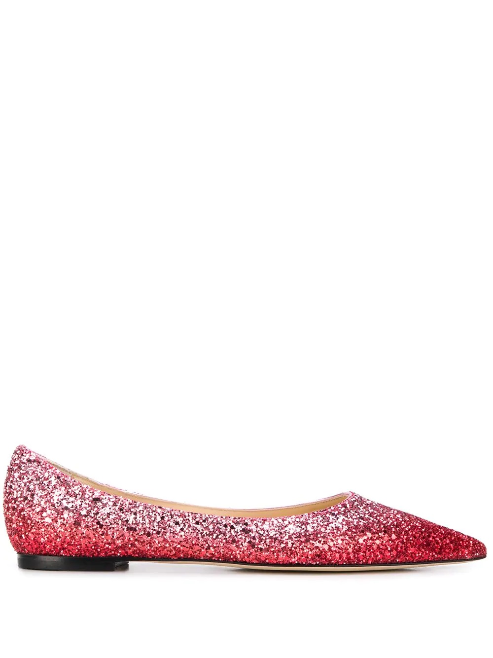 Love glitter ballerina shoes - 1