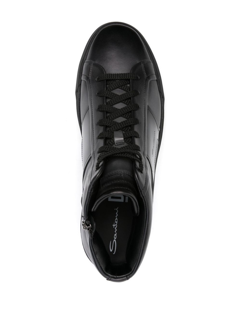 logo-debossed sneakers 4