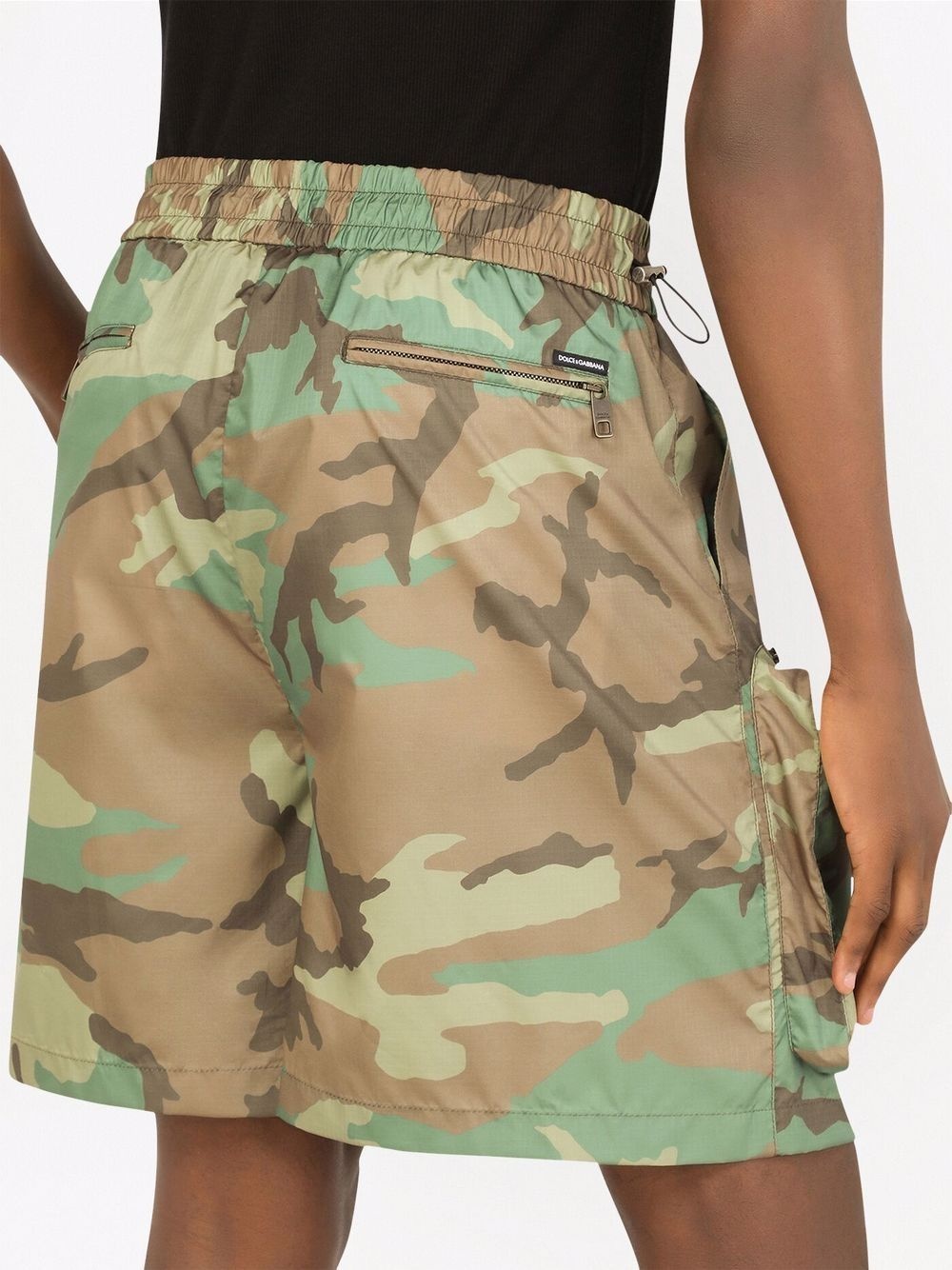 camouflage cargo shorts - 5