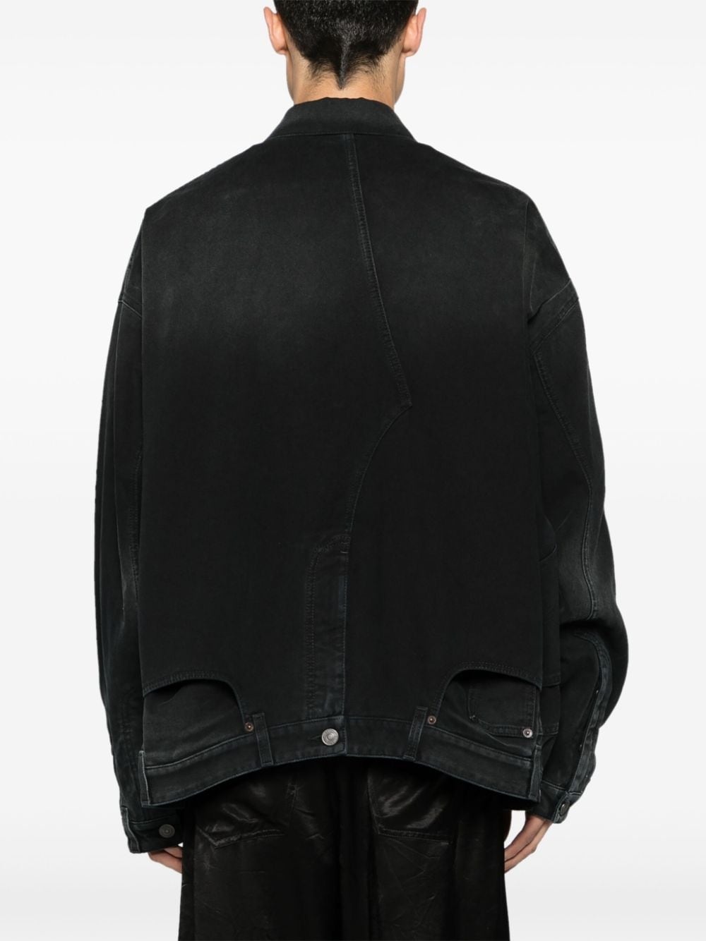 deconstructed denim jacket - 5