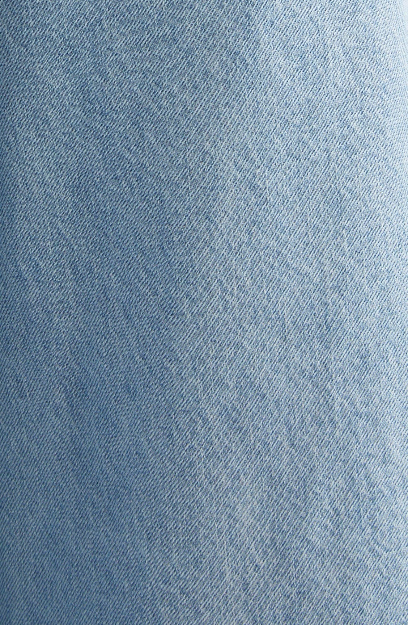 Max Mara Affari Wide Leg Jeans in Light Blue at Nordstrom - 7