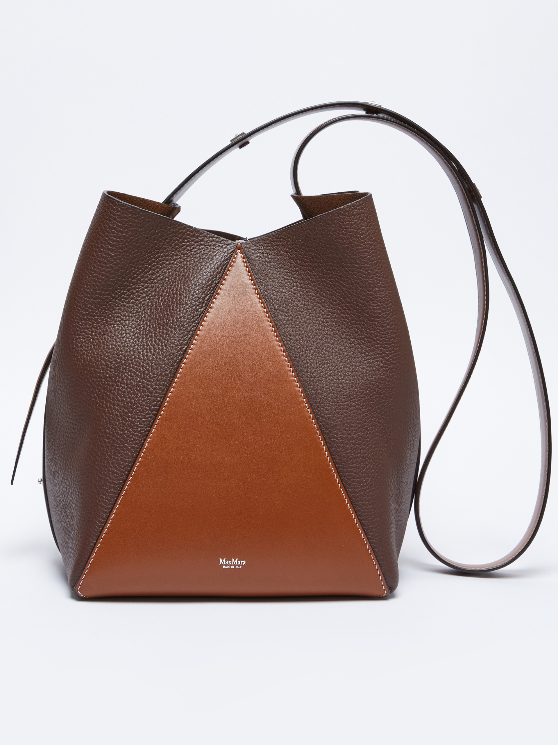 MMBUCKETM Medium bucket bag in deer-print leather - 1