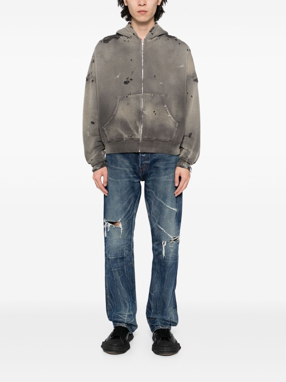 zip-up hoodie - 2