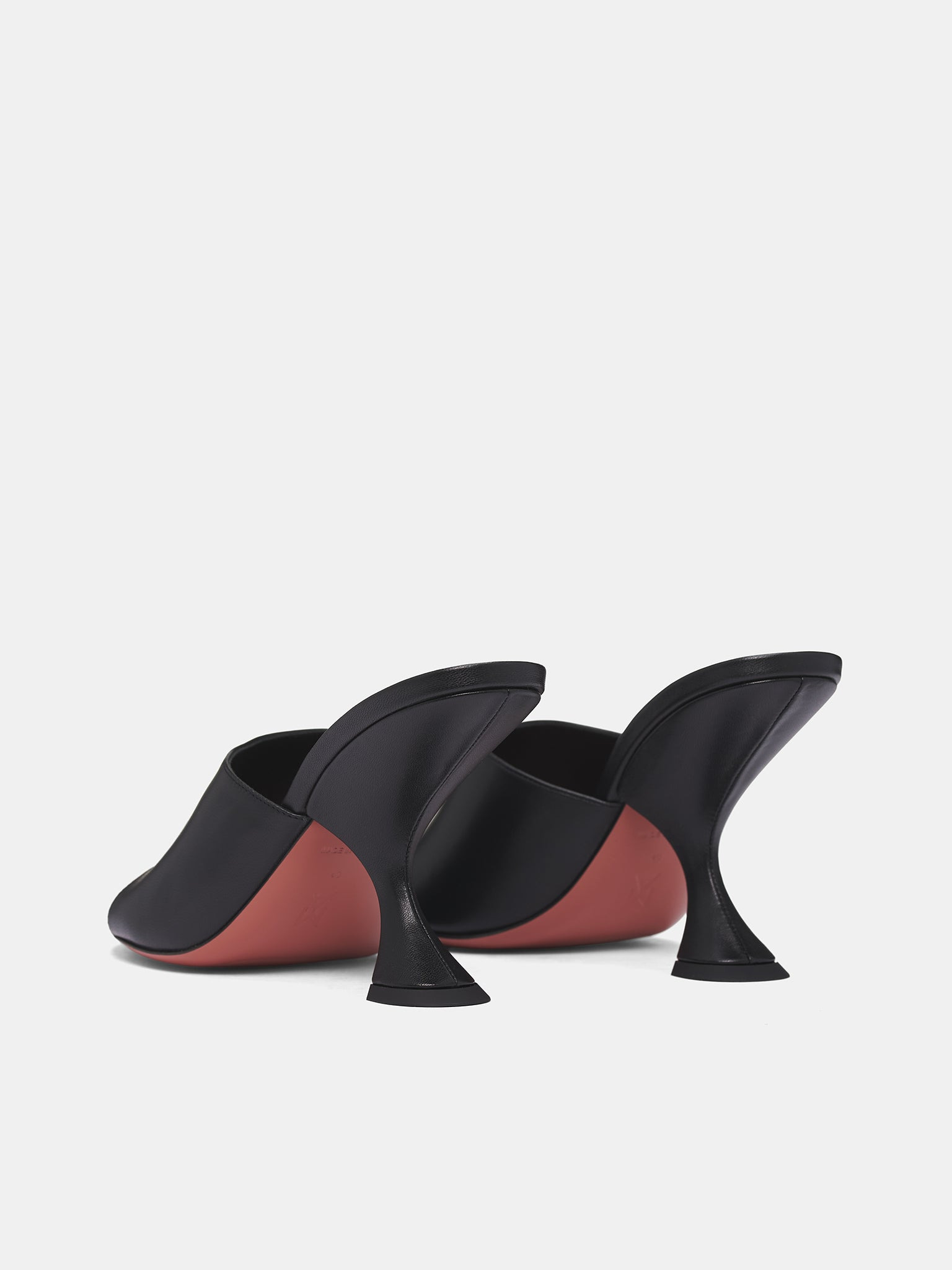 Black Nappa Taylor 90 Slippers - 5