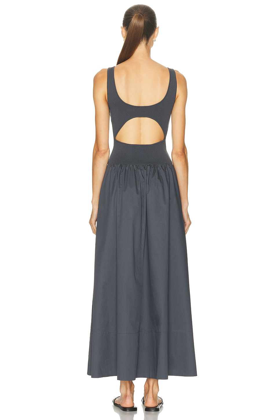 Bateau Cut Out Dress - 3