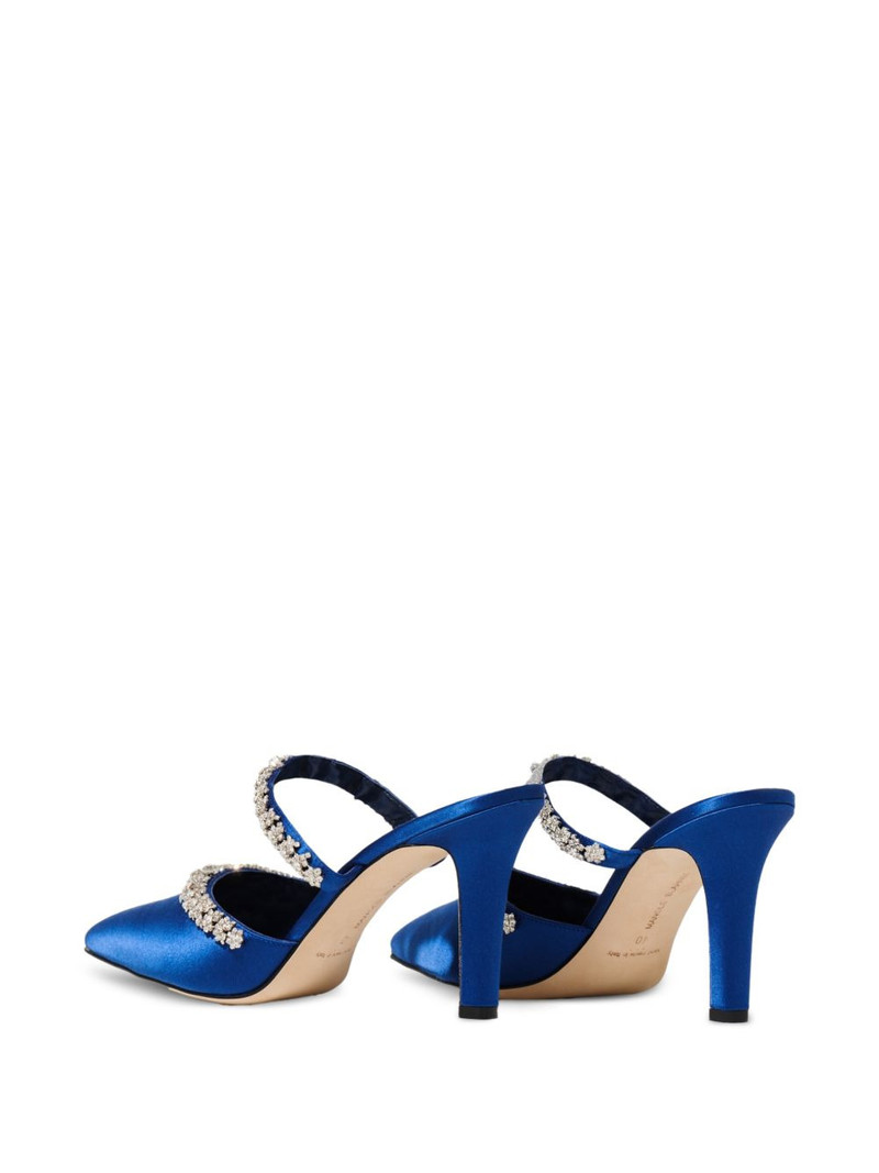 Damskie crystal-embellished mules 3