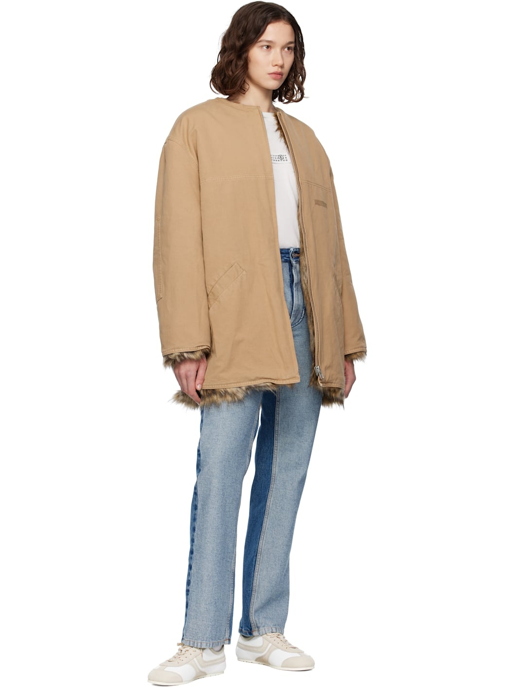 Tan Cotton Canvas Sports Jacket - 4