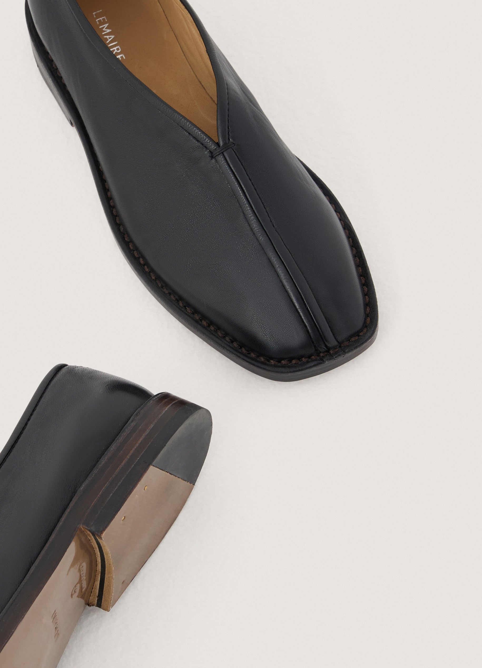 Lemaire FLAT PIPED SLIPPERS | REVERSIBLE