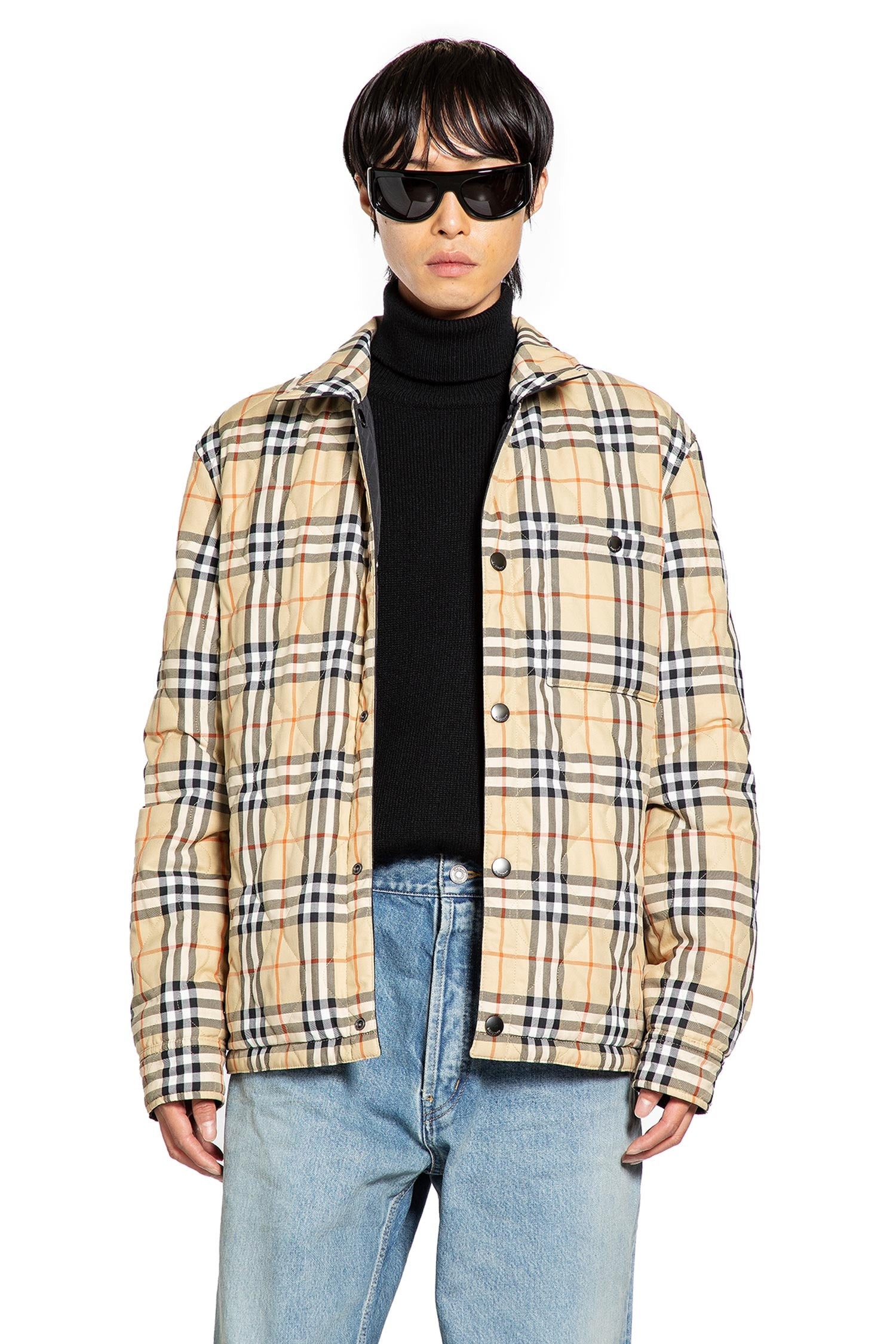 Reversible Quilted Nylon Overshirt - 8